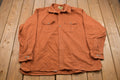 Vintage 1990s Cabela's Suede Button Up Shirt