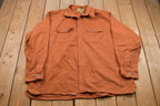 Vintage 1990s Cabela's Suede Button Up Shirt