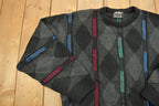 Vintage 1990s Porto Cruz Abstract Knit Crewneck Sweater