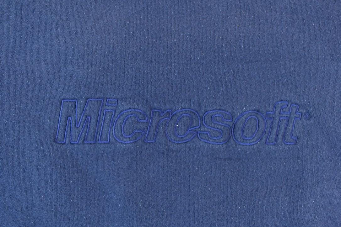 Vintage 1990s Microsoft Souvenir Heavyweight Crewneck Sweatshirt