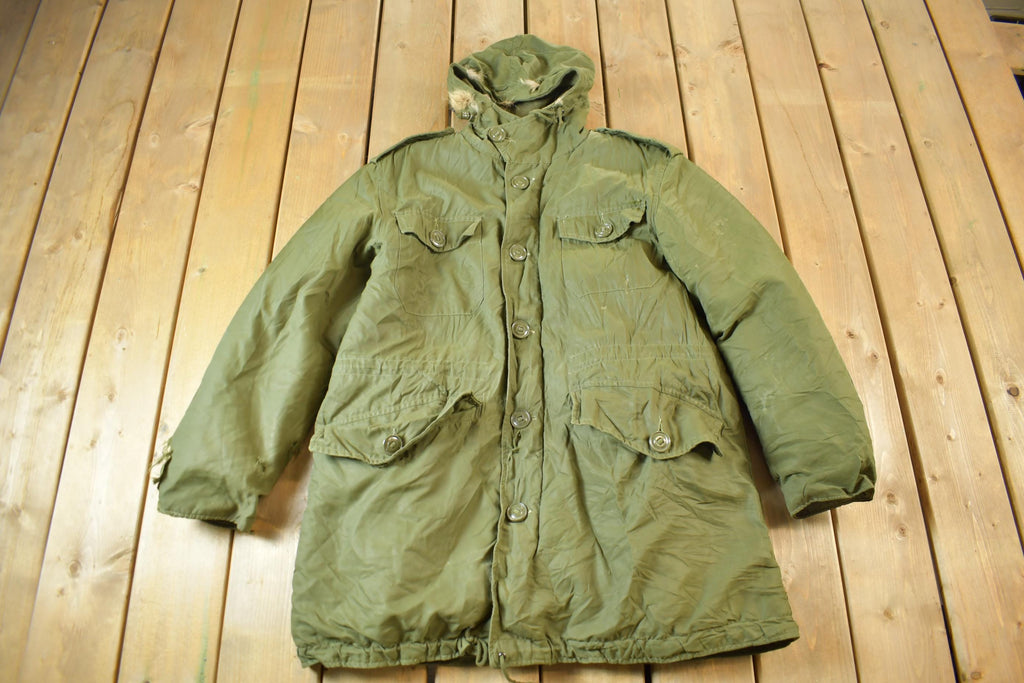 Vintage 1977 Military Cold Weather Parka Jacket