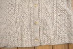 Vintage 1990s Kilronan 100% Wool Cable Knit Sweater