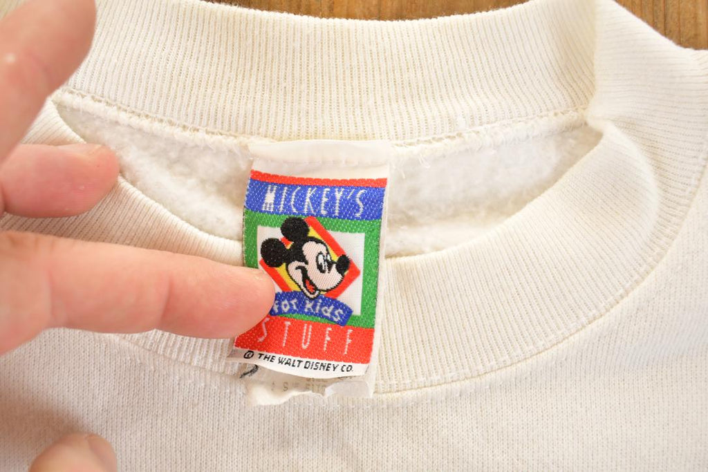 Vintage 1990s Mickey Mouse Disney Crewneck Sweater Mens M