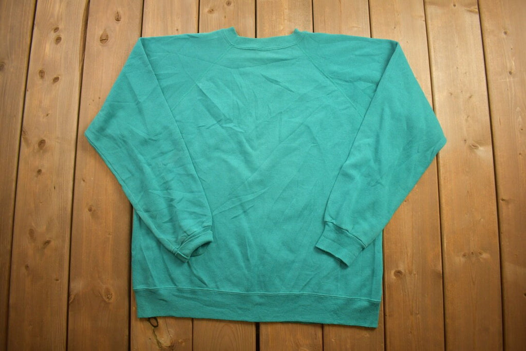 Vintage 1990s Alaska Wild Flowers Crewneck Sweatshirt