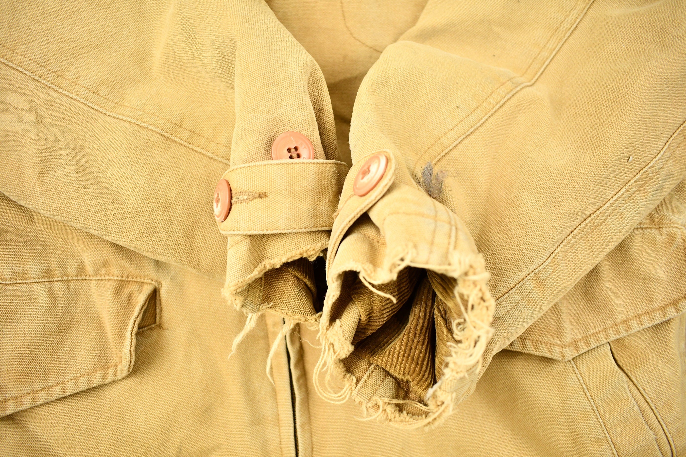 Vintage 1980s Harvest Almanac Chore Coat