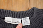 Vintage 1980s Jason Maxwell Embroidered Knitted Sweater