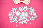 Vintage 1990s Cute Bird Theme Collared T-Shirt
