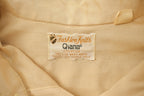 Vintage 1990s Fashion Knits Blank Nylon Button Up Shirt