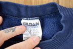 Vintage 1990s Blue Blank Crewneck Sweatshirt