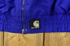 Vintage 1990s Carhartt Fleece Lined Windbreaker Jacket