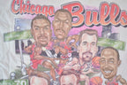 Vintage 1995 1996 Chicago Bulls NBA Graphic T-Shirt
