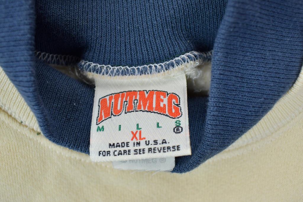 Vintage 1990s Garden Tools Cute Crewneck Nutmeg Sweater /