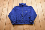 Vintage 1990s Eddie Bauer Fleece Zip Up Sweater