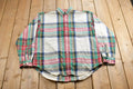 Vintage 1990s Gap Plaid Flannel Button Up Shirt