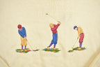 Vintage 1990s Susquehanna Trail Embroidered Golf Knitted Sweater