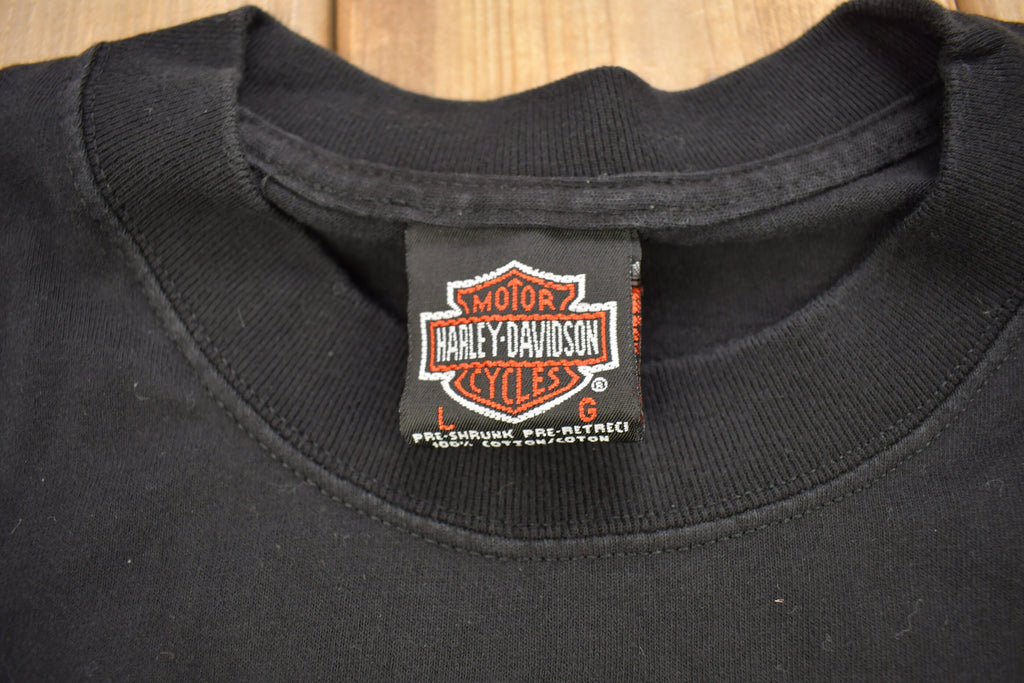 Vintage 1990s Harley Davidson Motorcycles Barrie Ontario Canada T-Shirt