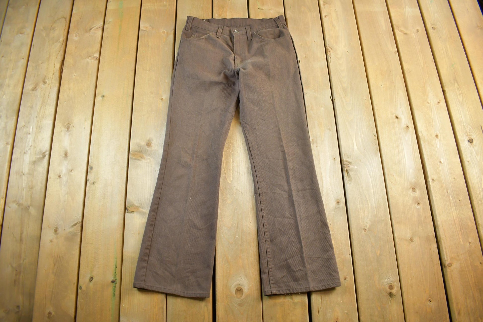 Vintage 1960s Levi's Sta-Prest Slacks Trousers Men's 30 x 29  True Vintage  Vintage Pleated Pants  60s Flare Pants  Made in USA