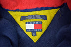 Vintage 1990s Tommy Hilfiger Quater Zip Fleece Sweater - XL