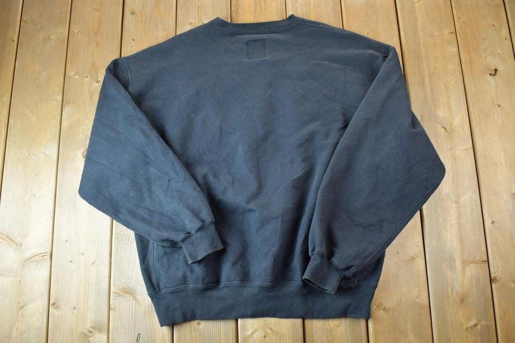 Vintage 1990s Russell Pro Cotton Minnesota Quilters Forest Heavy Cotton Crewneck Sweatshirt