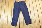 Vintage 1980s Navy Work Pants