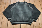 Vintage 1980s President Stone Abstract Knitted Crewneck Sweater