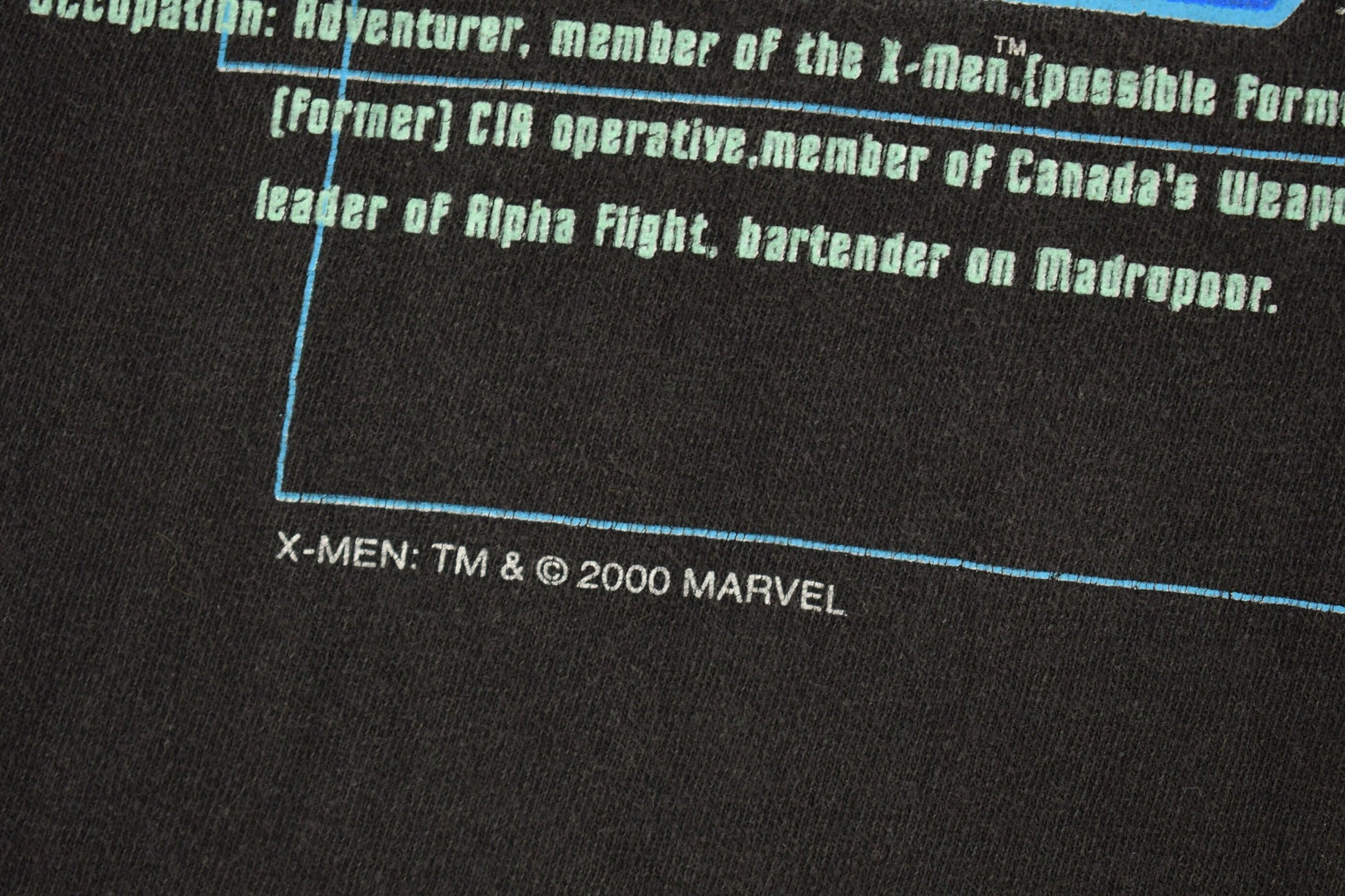 Vintage 2000 Wolverine X-Men Marvel Movie Promo T-shirt