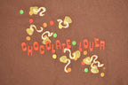 Vintage 1990s Novelty Chocolate Lovers Embroidered Crewneck Sweatshirt