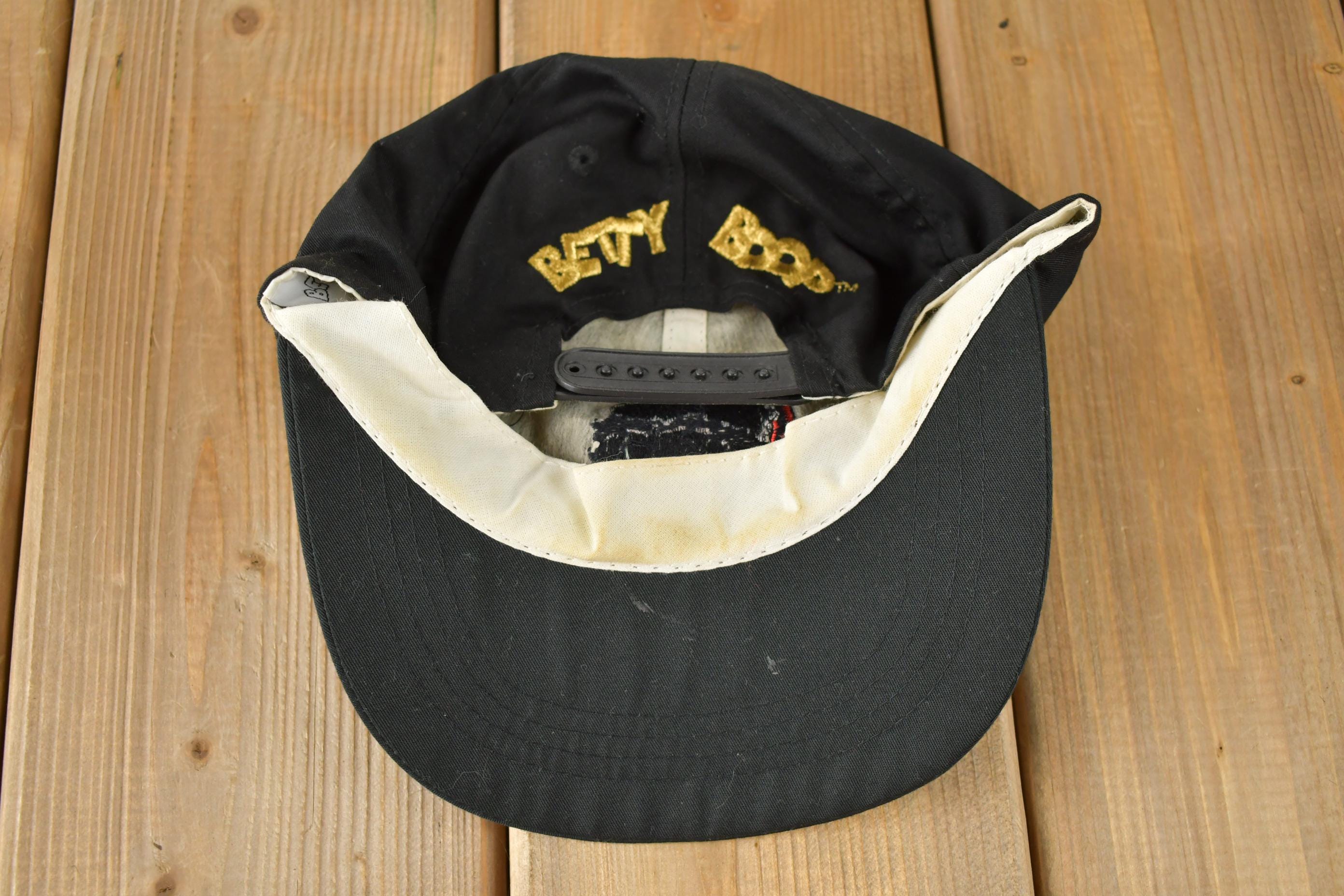 Vintage 1990s Betty Boop Christmas Theme Snap BAck Hat