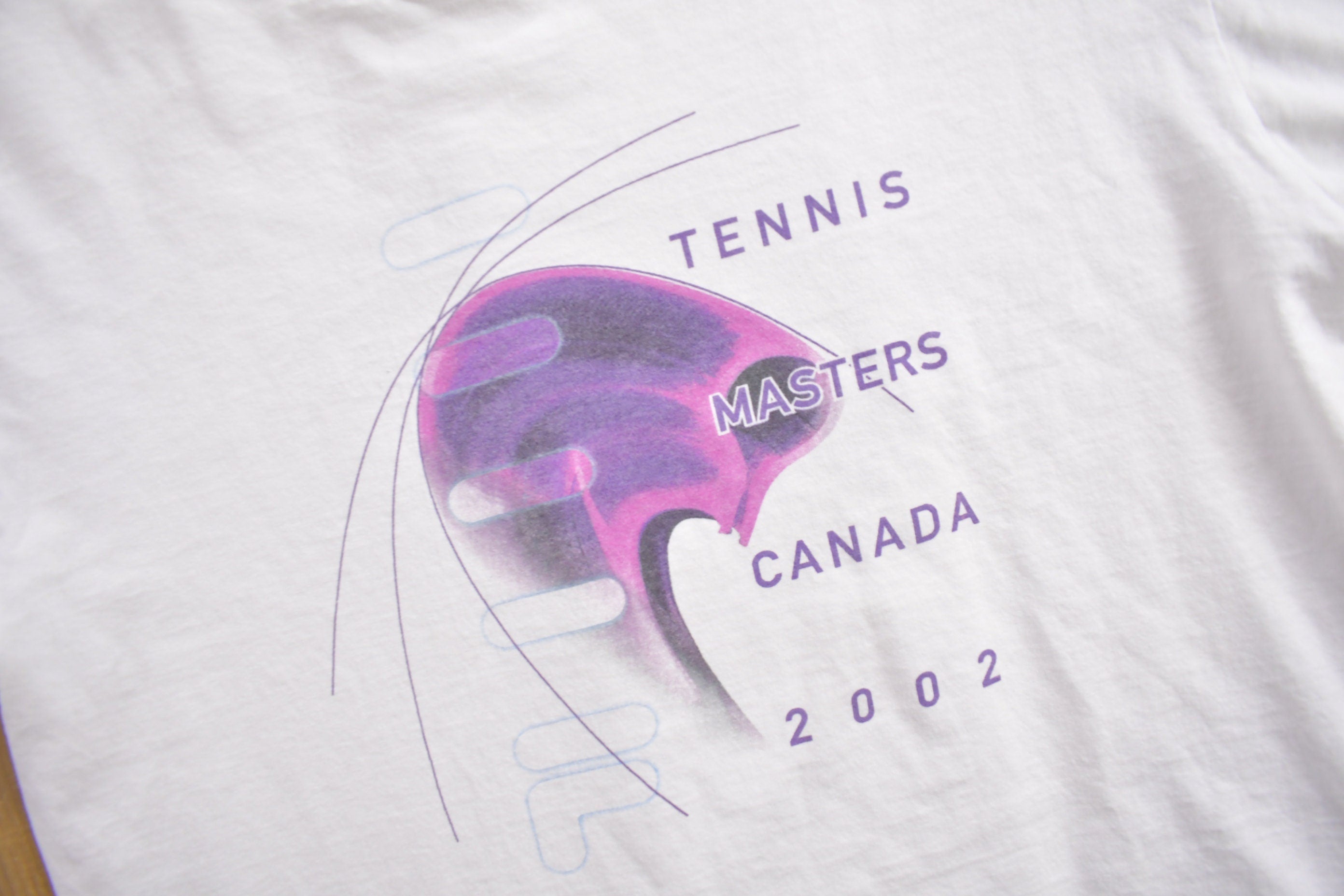 Vintage 2002 Tennis Masters Canada Graphic Fila T Shirt