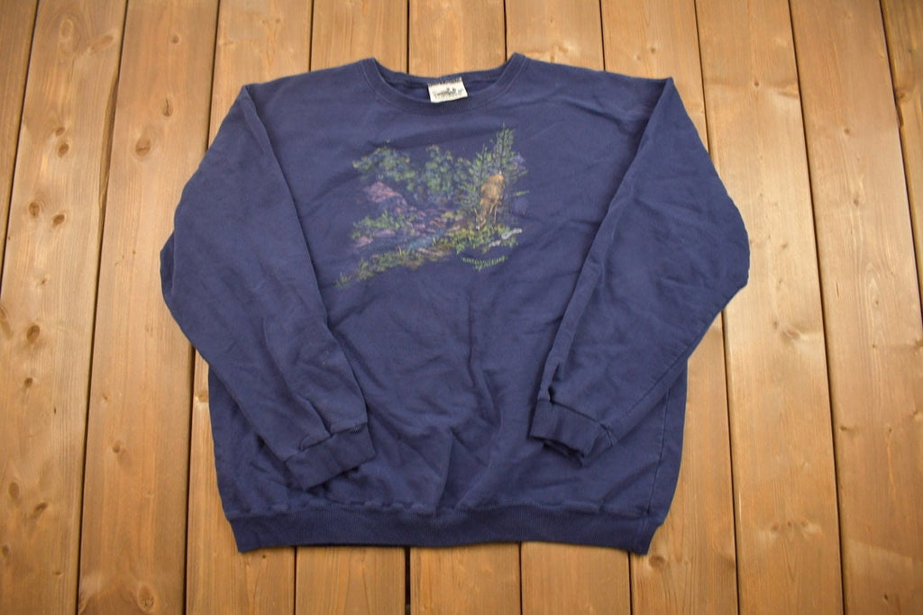 Vintage 1990s Nature Crewneck Sweatshirt
