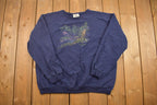 Vintage 1990s Nature Crewneck Sweatshirt / 90s Crewneck / Streetwear