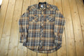 Vintage 1990s Wrangler Pearl Snap Western Shirt Men's Large