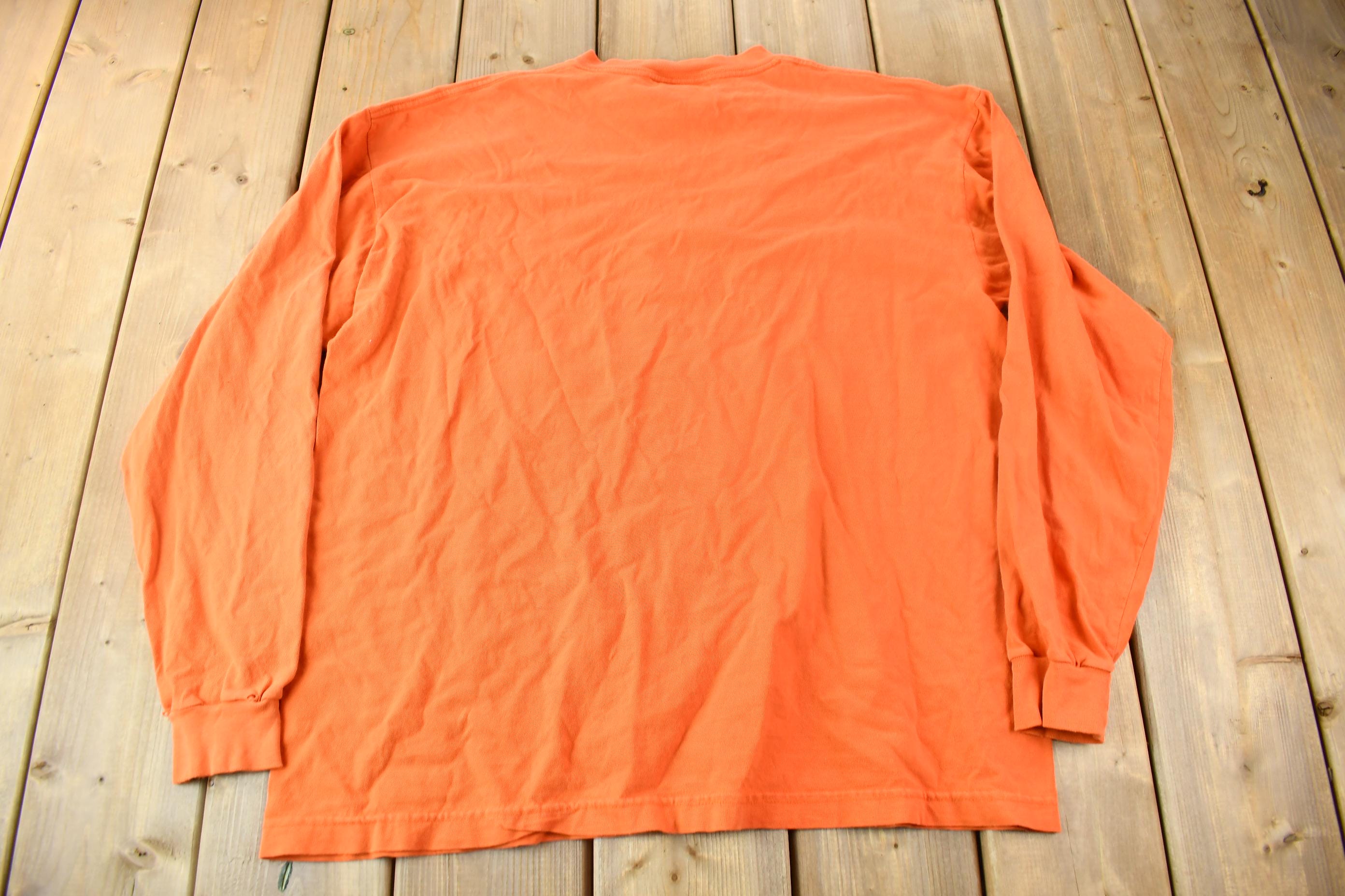 Vintage 1990s Nautica Long Sleeve Graphic T-Shirt