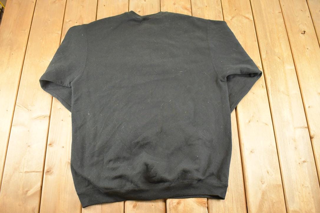 Vintage 1990s Members Mark Streetwear Blank Crewneck Sweatshirt Sun Faded Men's L / 90s Streetwear