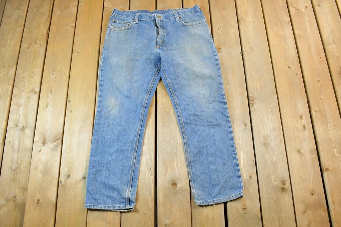 Vintage Y2K Carhartt Denim Jeans Size 38 x 30