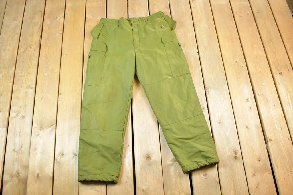 Vintage 1990s Army Nylon Cargo Pants Size 38 x 28