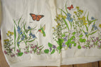 Vintage 1990s Artisans Butterfly Theme All Over Print Button Down Sweater Made In USA