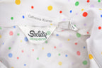 Vintage 1980s Society Polka Dot Collared Shirt