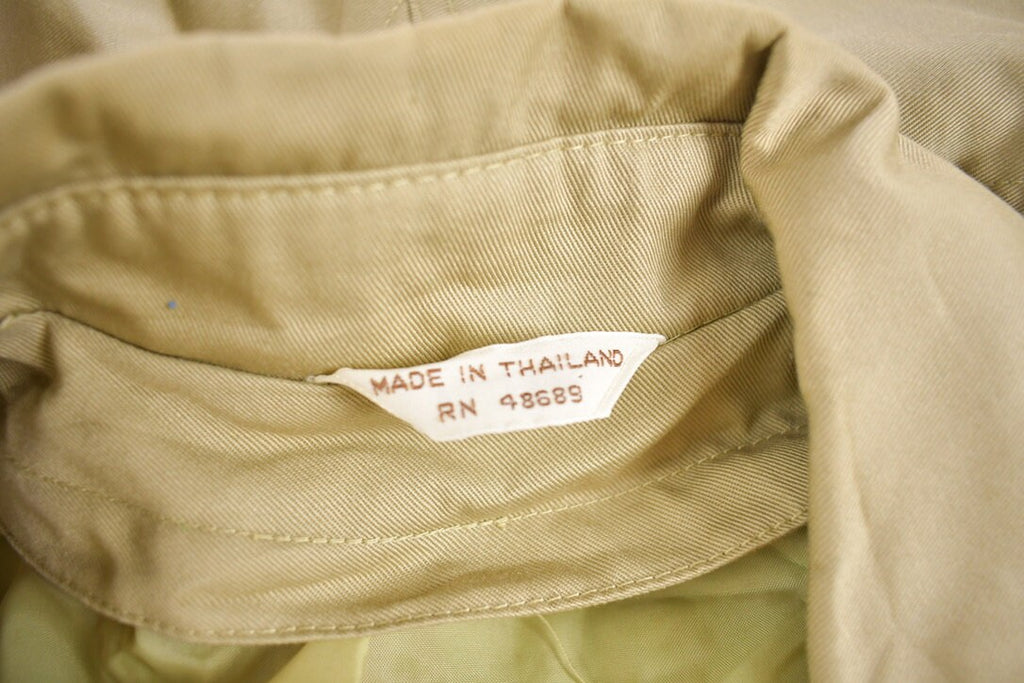 Vintage 1980s Full Length Trench Coat