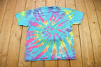 Vintage 1990s Merrill Lynch Investment Management Graphic Tie Dye T Shirt