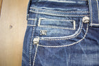 Vintage Y2K Miss Me Bedazzled Low Rise Jeans Size 26x33
