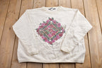 Vintage 1990s Cute Floral Crewneck Sweater