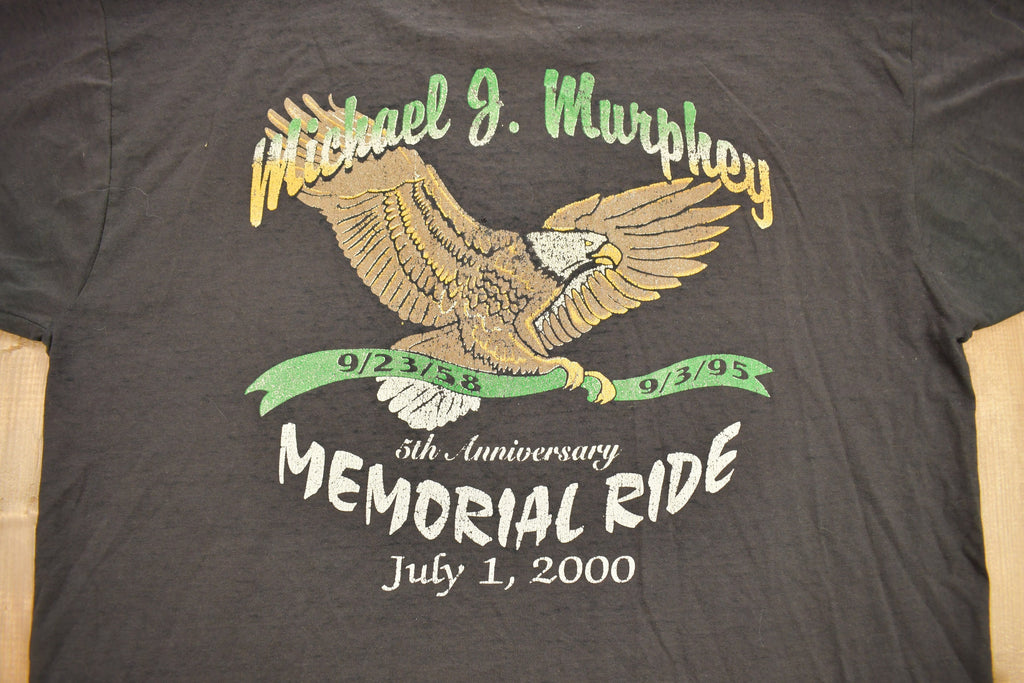 Vintage 2000 Michael J Murphey Memorial Ride Graphic T-Shirt