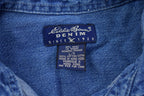 Vintage 1990s Eddie Bauer Denim Button Up Shirt - Large
