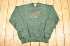 Vintage 1990s Mickey Mouse Embroidered Disney Crewneck Sweater Men's XL