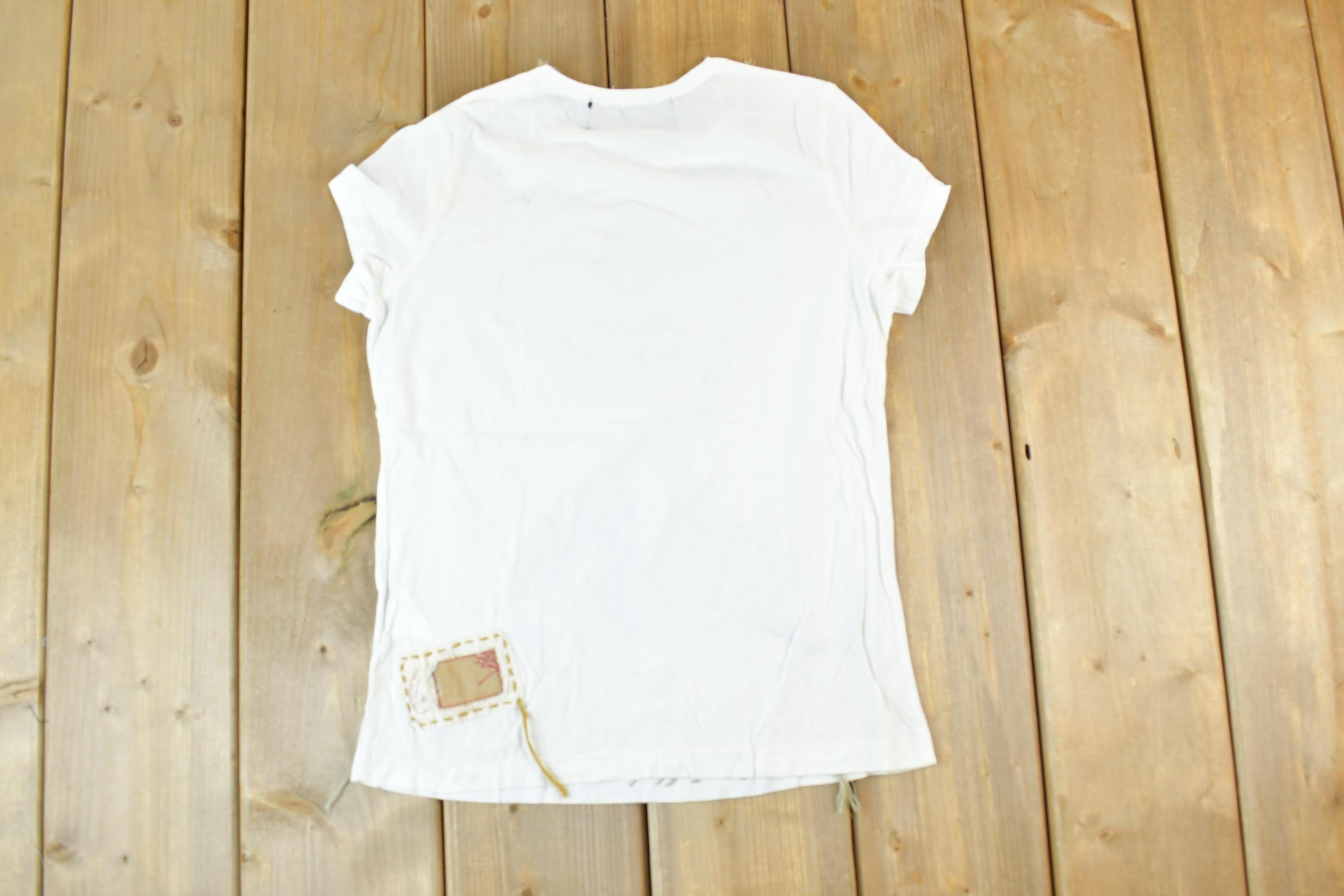 Women Vintage Vigoss Bedazzled Crown Y2K T-Shirt