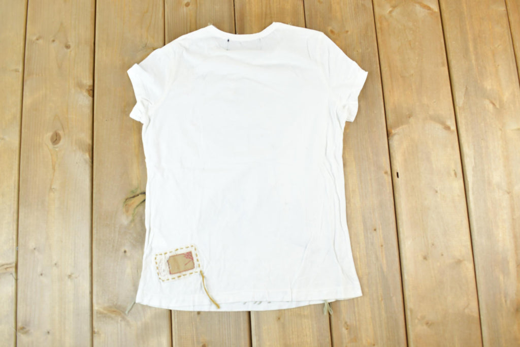 Women Vintage Vigoss Bedazzled Crown Y2K T-Shirt