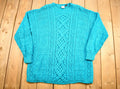 Vintage 1990s Paul Et Duffier Cable Knitted Sweater