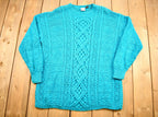 Vintage 1990s Paul Et Duffier Cable Knitted Sweater