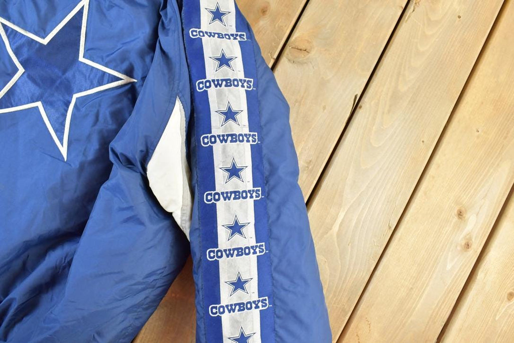 Vintage 1990s Dallas Cowboys Game Day NFL Football Pullover Jacket